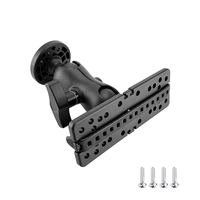 Soporte Universal Giratorio 360° para Sonda de Pesca Yak Outdoors, Guía para Cañas de Pescar, ABS Duradero, Ecológico, Soporte para Chartplotter GPS Marino