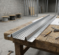 Joint de ventilation en acier galvanisé pour sous-couverture, protection contre l'humidité et drainage mural, ventilation d'air 3/4 pouce 7/8 pouce