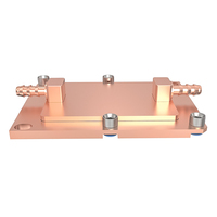 Plaque froide liquide en cuivre LGA3647 personnalisée à microcanaux pour serveur IA, bloc de refroidissement à eau pour GPU et CPU, dissipateur thermique à refroidissement liquide direct