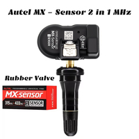 Capteur TPMS en caoutchouc noir, outils de réparation de pneus, capteur de pression des pneus programmable Maxi-TPMS MX-Sensor