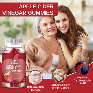 Permen Kunyah Keto Diet Vegan Bebas Gluten Non-GMO Solilan Cuka Apel Hijau untuk Kontrol Berat Badan Vitamin Keton 60 - Product Image 6