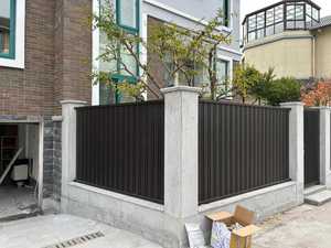 Hiện Đại Nhôm Slat Hàng Rào Hệ Thống 6 Ft Có Thể Thu Vào Trượt Louver Cổng Hàng Rào Cho Nhà Ở Và Sử Dụng Nhà - Product Image 3