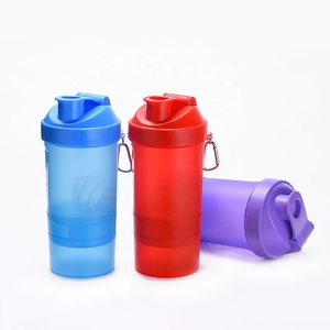Vasos mezcladores <span class=keywords><strong>de</strong></span> proteínas <span class=keywords><strong>de</strong></span> plástico PP para gimnasio y fitness con almacenamiento, <span class=keywords><strong>botella</strong></span> <span class=keywords><strong>de</strong></span> <span class=keywords><strong>agua</strong></span> <span class=keywords><strong>de</strong></span> plástico con clip para escalada, 13oz/400ml - Product Image 6