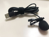 Microphone Lavalier Filaire Portable 1,5 m Stéréo Hi-Fi avec Clip, Prise Jack 3,5 mm et Type C, Micro Mobile Anti-Bruit Garantie 1 An