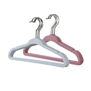 YIKAI Hot Selling 50 Pack Children Clothes Hangers Ultra Thin Non Slip Children Luxury Velvet Hanger