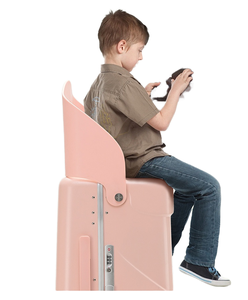 Valigia per Bambini con Seduta Integrata 20 Pollici, Bagaglio a Mano con Apertura Frontale per Bambini e Neonati, Valigia da Viaggio con Seduta - Product Image 1