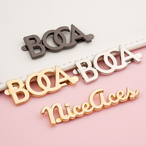 Custom Luxury Logo <strong>Metal</strong> Gold Bag Label Letters <strong>Metal</strong> Bag Label Nickel Letters <strong>Metal</strong> Logo <strong>Name</strong> <strong>Plate</strong> for Handbag - Product Image 5