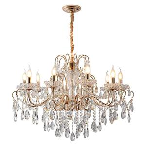 Lámpara colgante de estilo francés Villa techo Marie Therese candelabros de cristal para bodas - Product Image 6