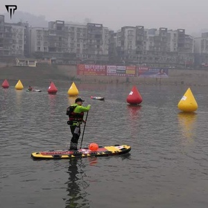 JTRDA Tabla <span class=keywords><strong>de</strong></span> Paddle Surf Inflable <span class=keywords><strong>de</strong></span> <span class=keywords><strong>Rescate</strong></span> <span class=keywords><strong>de</strong></span> Doble Capa con Tecnología Drop Stitch <span class=keywords><strong>de</strong></span> 10'5\", Bote, Trineo, Salvavidas, para Lagos y Ríos, Capacidad <span class=keywords><strong>de</strong></span> 150 kg - Product Image 3