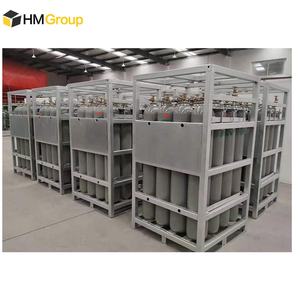 स्थिर गैल्वेनाइज्ड धातु स्टील lpg प्रोपेन गैस बोतल ऑक्सीजन सिलेंडर भंडारण cages फोर्कलिफ्ट के लिए - Product Image 5