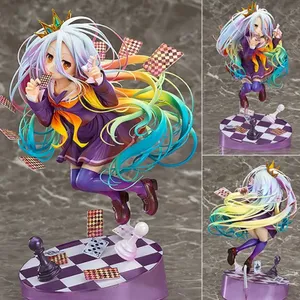 4 Styles Anime No Game No Life Shiro Figurine Sexy Anime Collection Petites Figurines <span class=keywords><strong>Manga</strong></span> PVC Figurines d'Action - Product Image 4