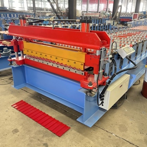 Philippines Customized Trapezoidal Sheet <strong>Roll</strong> <strong>Forming</strong> <strong>Machine</strong> High Quality <strong>Roll</strong> <strong>Forming</strong> <strong>Machine</strong> Roofing Sheet Making <strong>Machine</strong> - Product Image 3