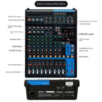 MG12XU Table de Mixage Audio Numérique Professionnelle à 12 Canaux Nouveau Modèle Console Audio Professionnelle avec Connectivité USB pour Vidéo et Éclairage