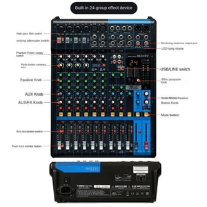 Mixer Audio Digital Profesional MG12XU 12 Saluran Model Baru Konsol Audio Profesional dengan Konektivitas USB Video & Pencahayaan - Product Image 4