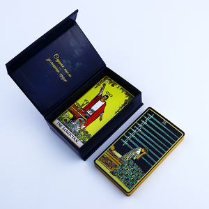 Compra Personalizada al por Mayor de <span class=keywords><strong>Cartas</strong></span> del <span class=keywords><strong>Tarot</strong></span> con Lámina Dorada, Impresión de Mazos de <span class=keywords><strong>Tarot</strong></span> OEM, <span class=keywords><strong>Cartas</strong></span> del <span class=keywords><strong>Tarot</strong></span> - Product Image 6