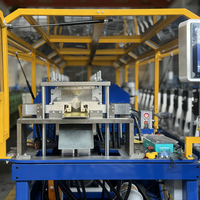 Mesin Roll Forming Rangka Baja Ringan LGSF C100 C150 untuk Struktur Baja Rumah Prefab Villa dari Coil Galvanis G300-G550 Tebal 0.8-1.6mm