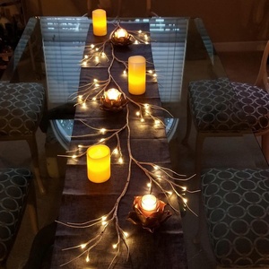 Guirnalda <span class=keywords><strong>de</strong></span> Luces <span class=keywords><strong>de</strong></span> Abedul 2023, 48 LED, Funciona con Pilas, Guirnalda <span class=keywords><strong>de</strong></span> Ramas Iluminada para Chimenea, 8 Modos <span class=keywords><strong>de</strong></span> Decoración, Uso Interior y <span class=keywords><strong>Exterior</strong></span> - Product Image 3