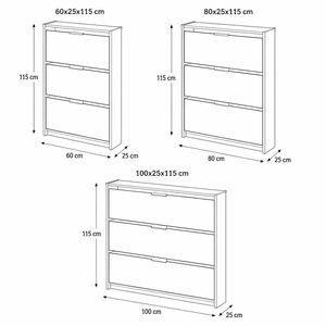 Modern Solid Rubber Wood Ultra Thin Flip Drawer Space Saving 12 Pair Living Room Entryway <strong>Hallway</strong> <strong>Small</strong> Shoe <strong>Cabinet</strong> - Product Image 4