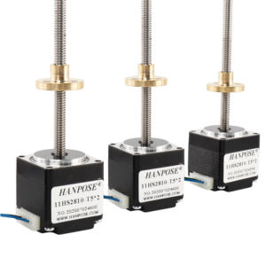 Шаговый двигатель Hanpose 11HS2810-T5*2-250MM T5, миниатюрный, 250 мм, 1.0А, 0.08Нм, 12В, для ЧПУ и 3D-принтеров, линейный шаговый двигатель - Product Image 1