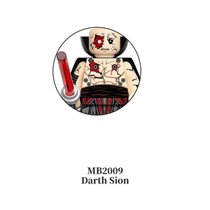 MB2007-2010 Misterioso Guerriero Oscuro e Cavaliere Femminile, Blocchi da Costruzione, Figurine a Tema Leggenda Galattica, <span class=keywords><strong>Mini</strong></span> Action Figure, Giocattolo in Mattoncini - Product Image 3