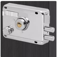 Serrure de porte universelle antivol en acier inoxydable de style ancien pour portes extérieures en bois, usage rural, fixation Bullhead, Fujian Chine