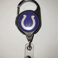 Grosir Klip ID Card Custom Logo Epoxy dengan Reel Badge 32 Tim Sepak Bola Yoyo