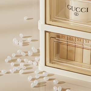 Nhà hiện đại đơn giản Thiết kế lưu trữ giá xuyên biên giới mỹ phẩm Tủ PP chất liệu có thể gập lại bảng chăm sóc da hộp lưu trữ Thùng - Product Image 4