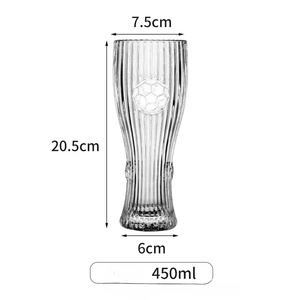Vaso de <span class=keywords><strong>Cerveza</strong></span> con Diseño de Balón de Fútbol Copa Mundial 2026, Vaso Temático de Fútbol para Aficionados, Regalo para el Día del Partido - Product Image 6
