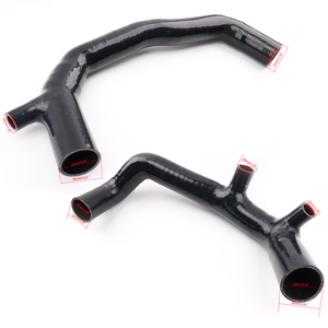 Tuyau d'admission d'air froid en silicone de 2 pouces, tube de remplacement pour BMW N54 135i 335i 535i Z4 3.0L Noir ICP016-BK - Product Image 6