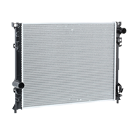 Nouveau radiateur à brasage en plastique avec noyau en aluminium HanBo pour Ssangyong Rexton OE 68050126AA Garantie de 12 mois