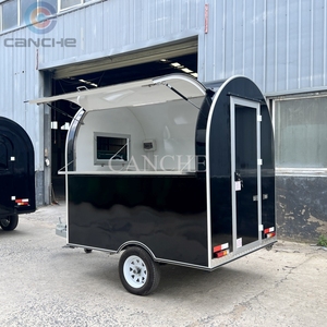 Carrito de comida móvil, camión de comida rápida, remolque de comida rápida más popular en venta - Product Image 5