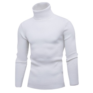 Vendita calda maglione a collo alto da <span class=keywords><strong>uomo</strong></span> Slim Fit a collo alto maglione a collo alto per <span class=keywords><strong>uomo</strong></span> a maniche lunghe maglione termico - Product Image 4