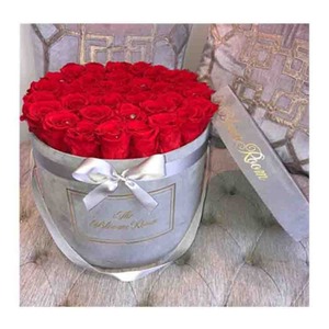 Luxury paper packaging <b>gift</b> <b>round</b> <b>box</b> printing paper tube flower <b>box</b>, can be customized according to needs - Product Image 2