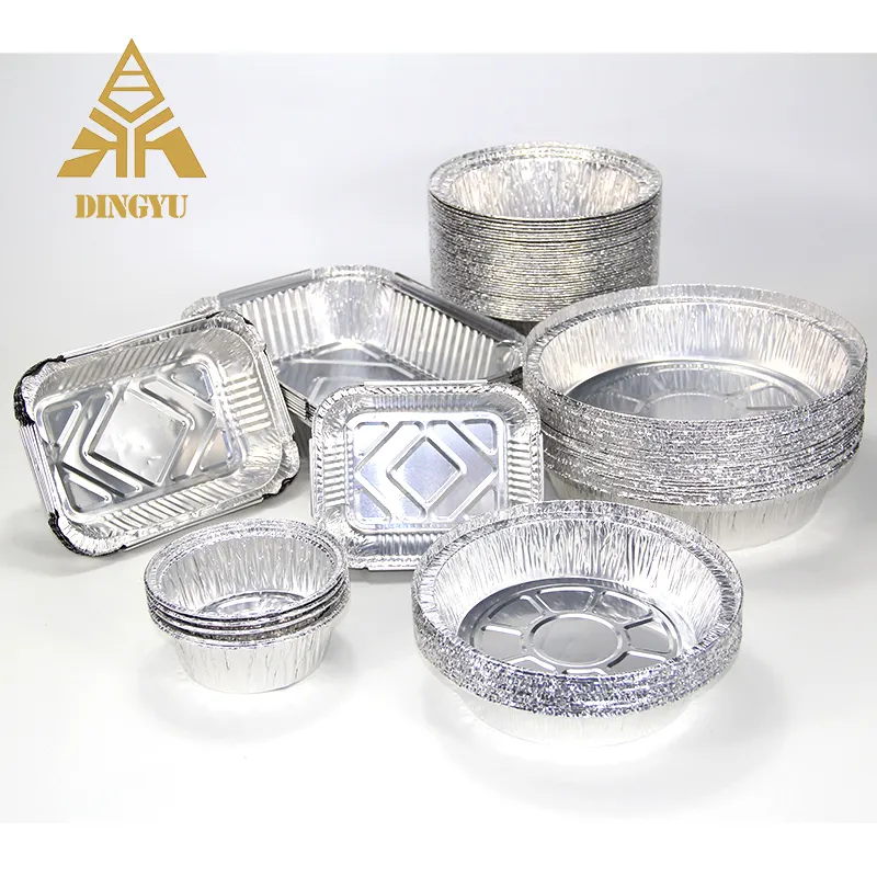 DY-118 Aluminum foil dishes container takeaway containers