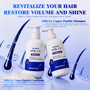 EKBER Private Label - Set de Champú y Acondicionador con Péptidos de Cobre Azul AHK GHK-Cu para Cabello Fino - Product Image 4