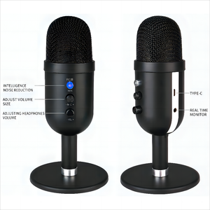<span class=keywords><strong>Microfono</strong></span> da Gaming USB con Luci RGB e Supporto per PC, PS4, PS5, <span class=keywords><strong>Microfono</strong></span> a Condensatore con Funzione Mute e <span class=keywords><strong>Jack</strong></span> per <span class=keywords><strong>Cuffie</strong></span>, Cancellazione del Rumore - Product Image 2