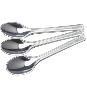 Transparent Plastic PS Spoon
