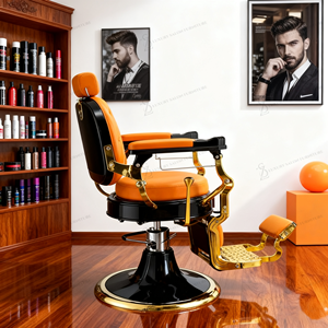 Silla de peluquero profesional de lujo Silla Baber de lujo Silla de estilismo para barbería Sillas De Peluquería - Product Image 3