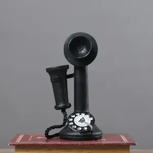 Retro Vintage Telefono Antico Ornamenti Ufficio A Buon Mercato Decorazione Per Desktop di Arte Della Resina Del Mestiere