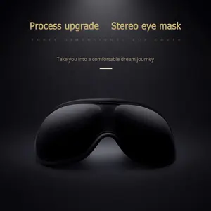 Maschera per gli occhi del sonno aggiornata maschera per gli occhi 3D meditazione all'ingrosso colorata personalizzata per dormire con copertura morbida per il naso
