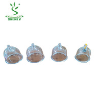 PAR U4 4.4CM Joint Courbe Ventouses Pot Fabricants Chinois Jetable En Plastique Masseur Vide Hijama Aspiration Thérapie Tasses