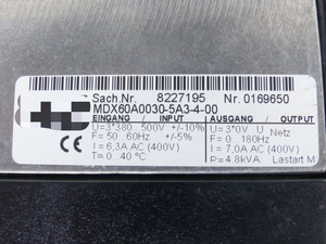 Nouveau contrôleur de programmation PLC MDF60A00305A340T MDX60A00305A3400 + DFI Interb + MDF d'origine prêt à l'emploi - Product Image 3