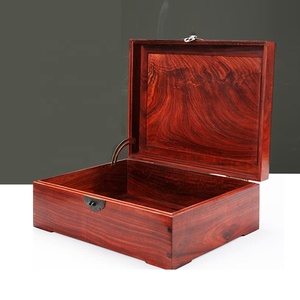 Hộp gỗ lớn sang trọng để đóng gói hộp quà lưu niệm hộp gỗ cổ điển để đóng gói chai rượu vang - Product Image 4