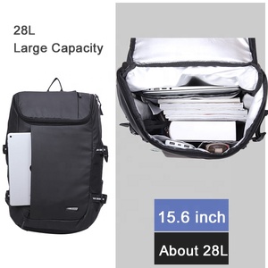 Ustom aoking-mochila impermeable de viaje para hombre, bolso de viaje de 17 pulgadas para estudiantes - Product Image 4