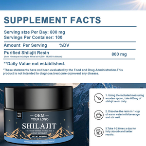 Ekstrak Tanaman Shilajit Himalaya Murni 50% Asam Fulvat 30g/50g/botol Resin Shilajit Suplemen Herbal Murni - Product Image 6