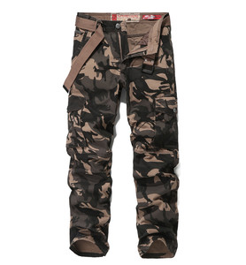 Chất Lượng Cao Người Đàn Ông Của Flex Côn Hàng Hóa Làm Việc Ra 6 Túi Quần Cotton Màu Xám Camo Quần ODM OEM Dịch Vụ - Product Image 2