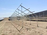Ancrage de terre de fondation de pieu de vis de terre de bride ronde en acier pour le système de montage de panneau solaire Pv