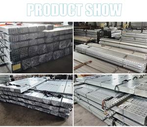 ヘビーデューティーホットディップ亜鉛メッキ鋼Cチャンネルスロット付きユニストラットユニストラットチャンネル、溶接曲げパンチング付き - Product Image 6