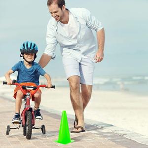 CITICITY Cono de Seguridad Verde de 12 Pulgadas, Cono Marcador de Plástico Flexible, Conos de Tráfico y Deportivos para Entrenamientos de Fútbol, Baloncesto, Eventos Festivos - Product Image 5