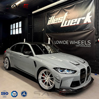 Jantes en alliage 19 20 21 pouces 5x112 Luxe OEM Gris Mat Forgées 6061 T6 Aluminium Acier Carbone Billet Magnésium